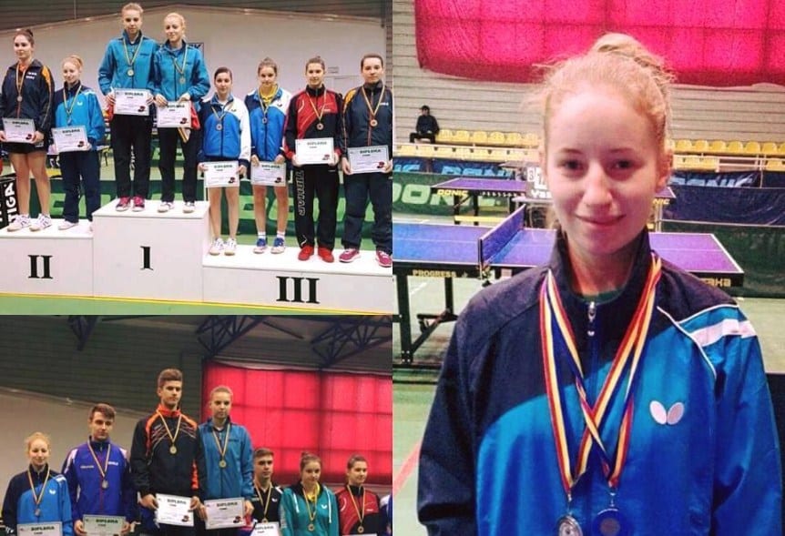 Fistyulof și Mladin au dus Aradul pe podium la „naționalele” de tenis de masă rezervate tineretului