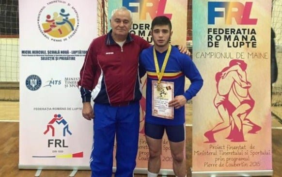 Aur național și dinstincția de  „Maestru al Sportului” pentru luptătorul arădean, Mihai Mihuț