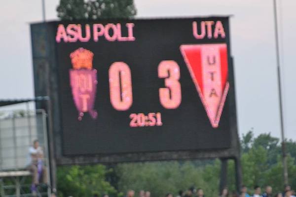UTA învingătoare în derbyul vestului: ASU Poli – UTA, 0 – 3