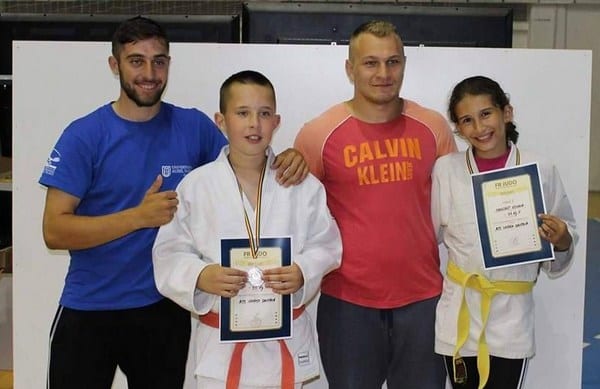 Onețiu și Mărgărit, medaliații Sântanei la „naționalele” Under 12 de judo
