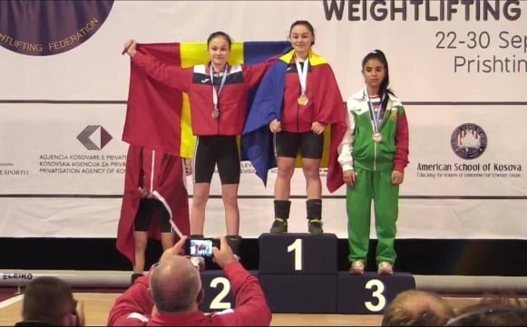 Halterofila Daniela Gărgar e dublă campioană europeană, Krupla a luat bronzul!