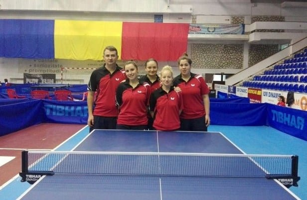 Echipa feminină de tenis de masă a CSM-ului, învinsă doar de campioana Dumbrăvița la primul turneu al Superligii