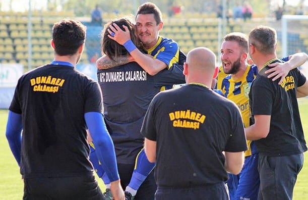 Liga II-a, etapa a 33-a: Dunărea Călărași e prima echipă promovată în Liga 1, Clinceniul o ține pe Metaloglobus pe loc retrogradabil