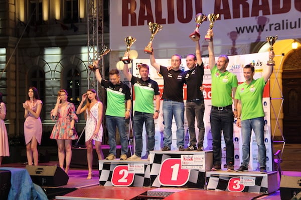 Vali Porcișteanu a câștigat Raliul Aradului KIA 2018, profitând de accidentul lui Tempestini în Super Specială