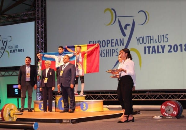 Cosmin Krupla și Dorina Tofan, triplu medaliați europeni la haltere!