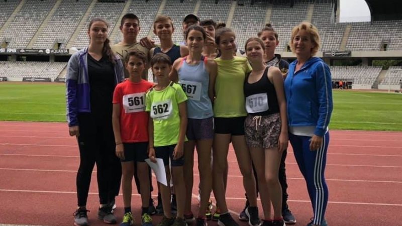„Zona” de atletism de la Cluj a adus calificări pe linie ale copiilor de la CSȘ Gloria, patru dintre ei au făcut recorduri personale