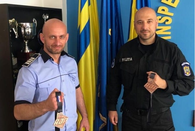 Doi polițiști arădeni – medaliați la jiujitsu brazilian, în Croația