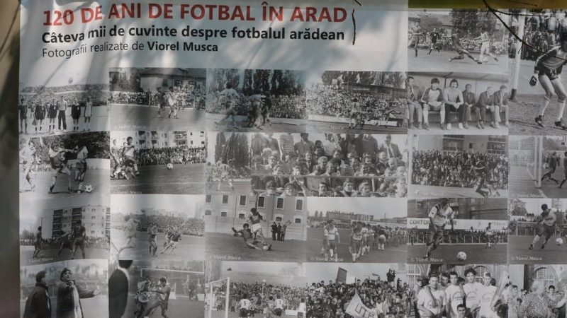 Expoziția foto realizată pentru „120 de ani de fotbal în România” ajunge pe Arena Națională, la meciul „tricolorilor” cu Spania