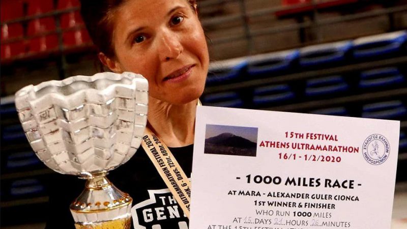 „Stundenta” Mara Guler, prima alergătoare din România care  a terminat cursa de 1000 de mile