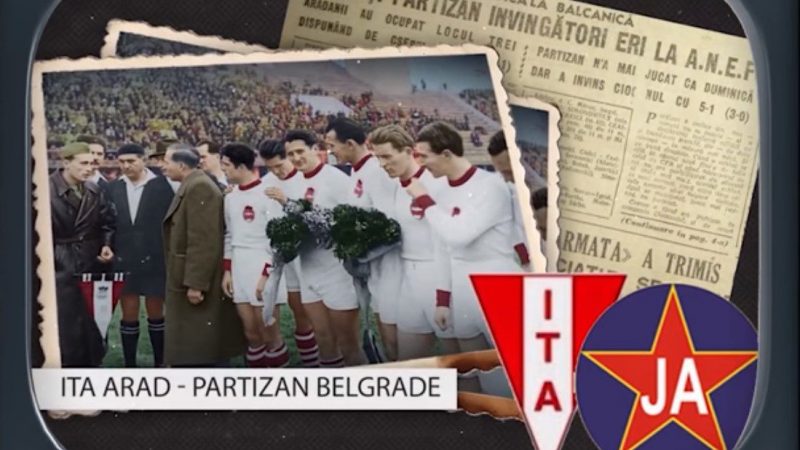 Imagini document cu UTA din toamna anului 1947: „Roș-albii” au înfruntat campioanele Yugoslaviei și Ungariei la „Cupa Sindicală Balcanică”