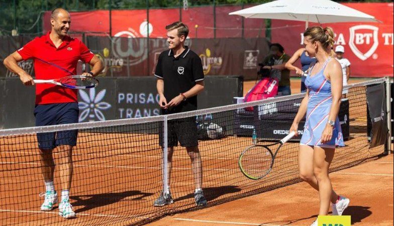 Copil – învins de Halep la Cluj! Fosta campioană de la  Roland Garros si Wimbledon a făcut pereche cu Tecău, arădeanul a jucat cu Ruse