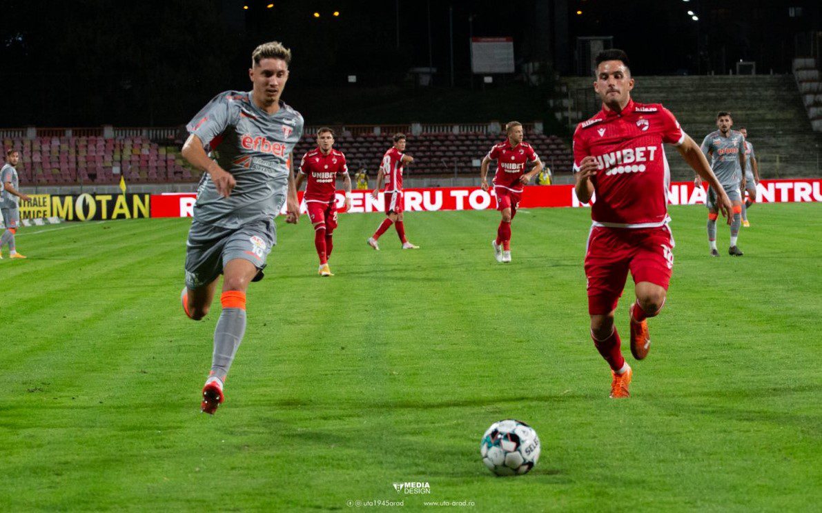 A scăpat de COVID și a bătut Dinamo! Miculescu a debutat în prima victorie stagională a UTA-ei: „Ne-am păstrat spiritul, acum vrem să nu mai pierdem puncte”