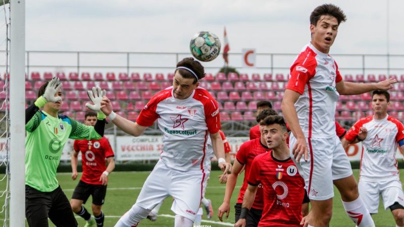Liga Elitelor: „Șepcile roșii”, bătute rău la Arad! Utiștii de la Under 17 revin pe primul loc în seria de Vest