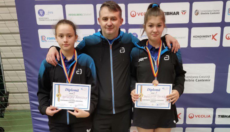 CSM Arad obţine încă două medalii naţionale, la tenis de masă