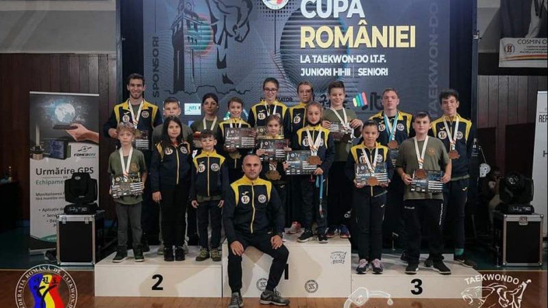 Luptătorii de la Takeda Arad s-au întors acasă cu 15 medalii de la Cupa României de Taekwon-do
