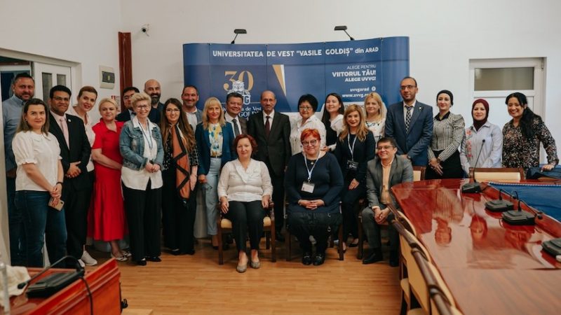 „ERASMUS+ International Staff Week 2022”.  Un proiect „marca UVVG”, cu accent pe internaţionalizarea Universităţii de Vest „Vasile Goldiş” din Arad