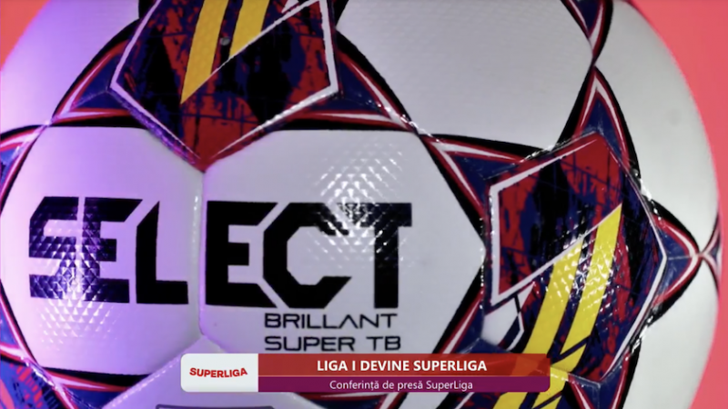 Liga 1 devine Superliga, noua minge oficială este Select Brillant Super TB!
