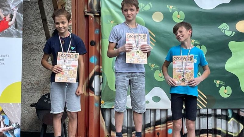 Arădeanul Dan Andrei, locul 2  „la cățărat” la un prestigios concurs din Ungaria!