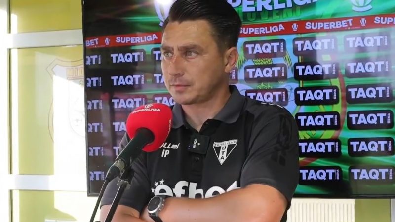 Poenaru atacă din nou arbitrajul: „Se putea da mai mult la Șteau și era penalty la Garutti, suntem supărați că am pierdut două puncte”