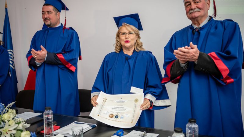 Prof.univ.dr.habil. Constanța Popescu, Doctor Honoris Causa al UAV