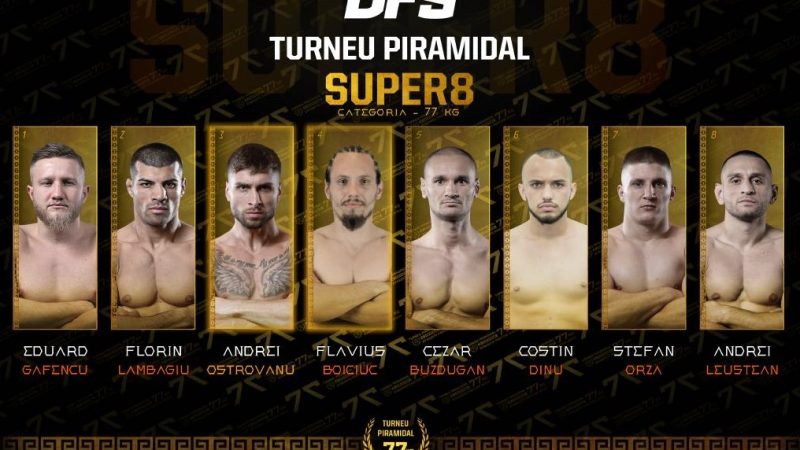 Edi Gafencu se va bate în „Super 8”, turneul piramidal ce va decide cel mai bun luptător român la categoria super mijlocie!