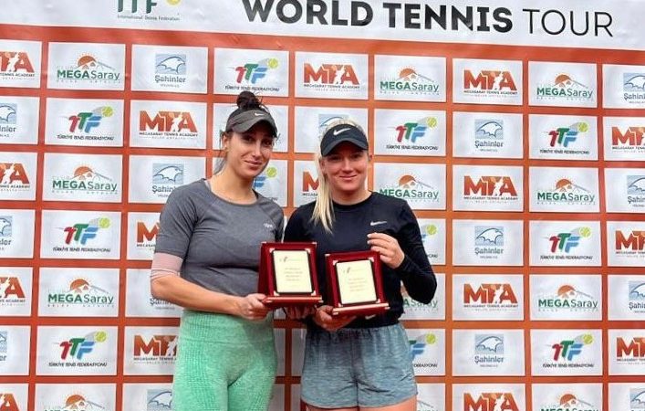 Cristina Dinu, tenismena de la Sportsin Arad, campioană de dublu la turneul ITF din Antalya!